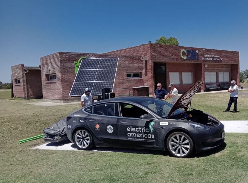 Aventura: Electric Americas pas por Olavarra